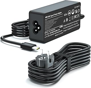 45W USB-C-laddare för Lenovo Chromebook 100e 300e 500e c330 c340 Lenovo ThinkPad T480 T480s T490s T490s och HP Chromebook, Dell Chromebook, ASUS Chromebook, Acer Chromebook Type-C-adapter - Amazon Deal & Rabatt