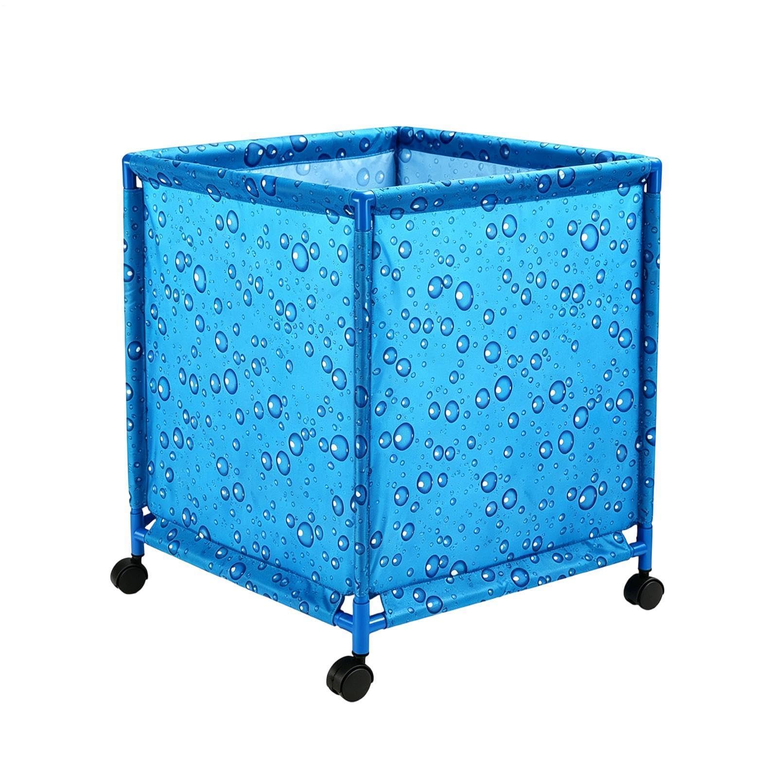 Pool-Aufbewahrungsbox Rollbare Klappbare Terrassen-Aufbewahrungsbox | Schwimmzubehör-Organizer für Eltern Gärtner Mieter Bojen Strandtücher Terrasse Deck Garten Hinterhof Zuhause Hotel Garage