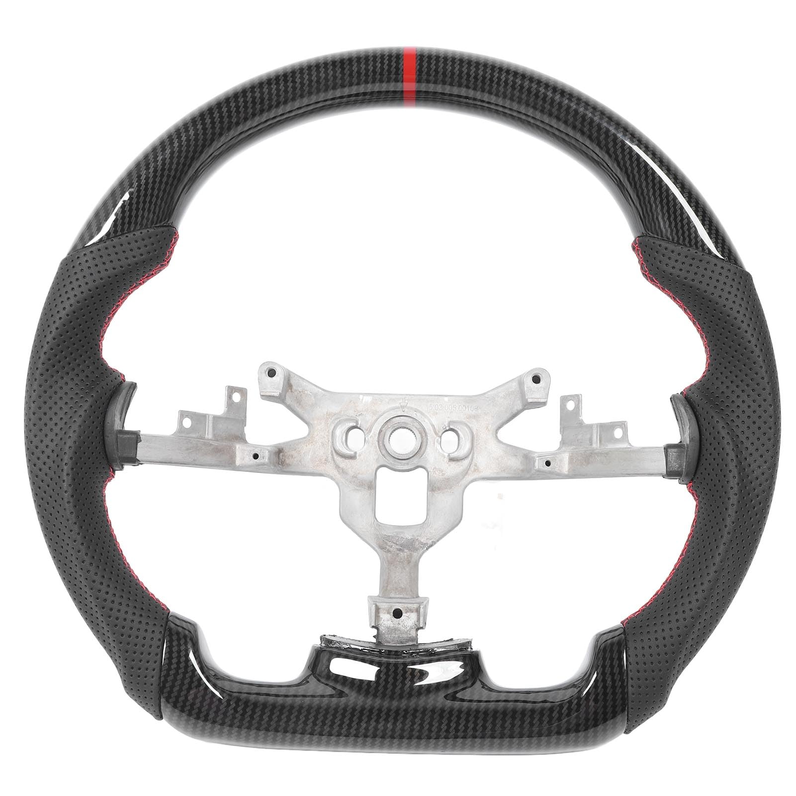 Keenso Kierownica Hydro Dip ABS Carbon Fiber Look Flat Bottom, for
