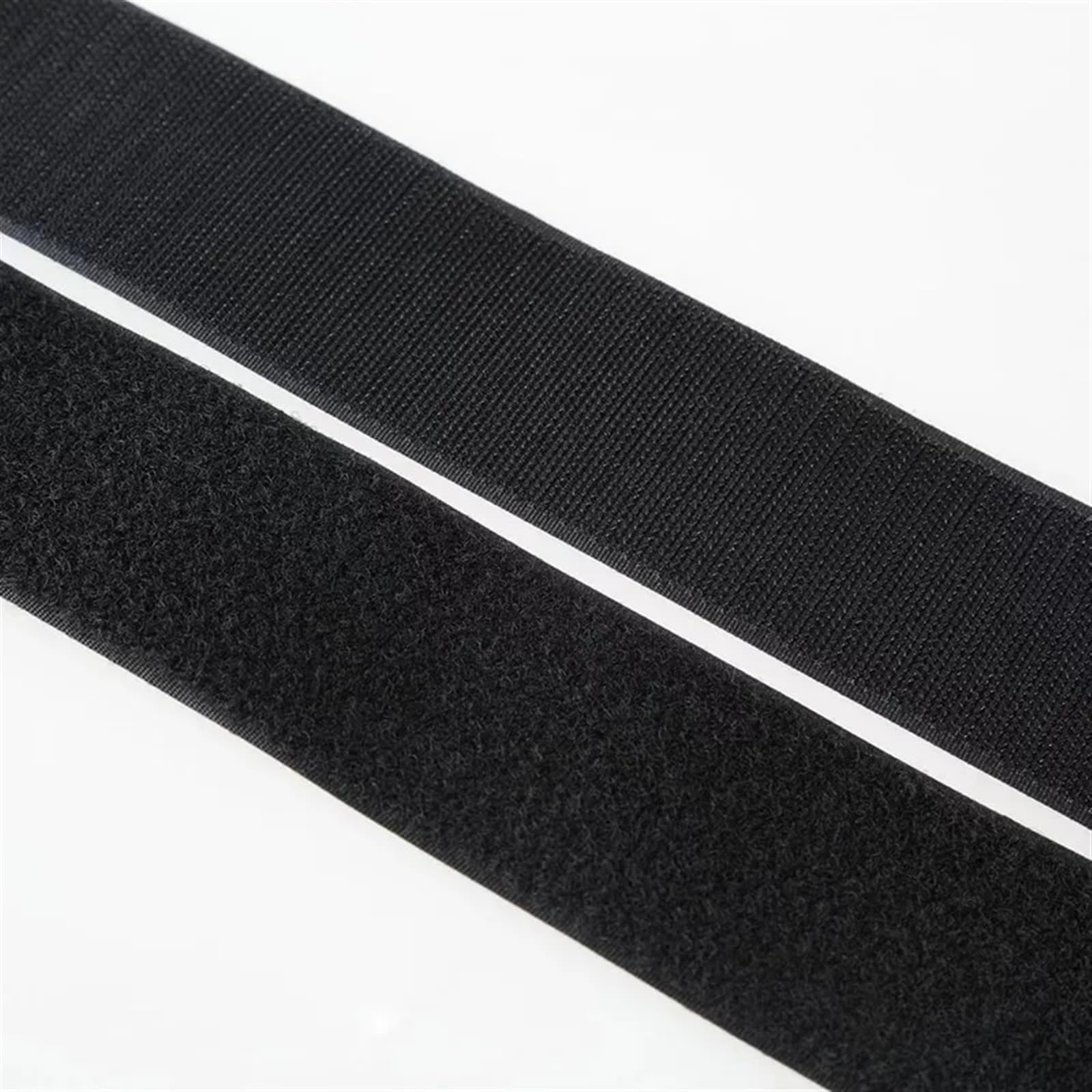 Adhesivo Fuerte Hook Y Loop Cinta de bucle gancho nailon 100mm ancho, cerrojo for ropa, zapatos, equipaje, suministros for niños, decoración mochila, 25M(Black Loop)