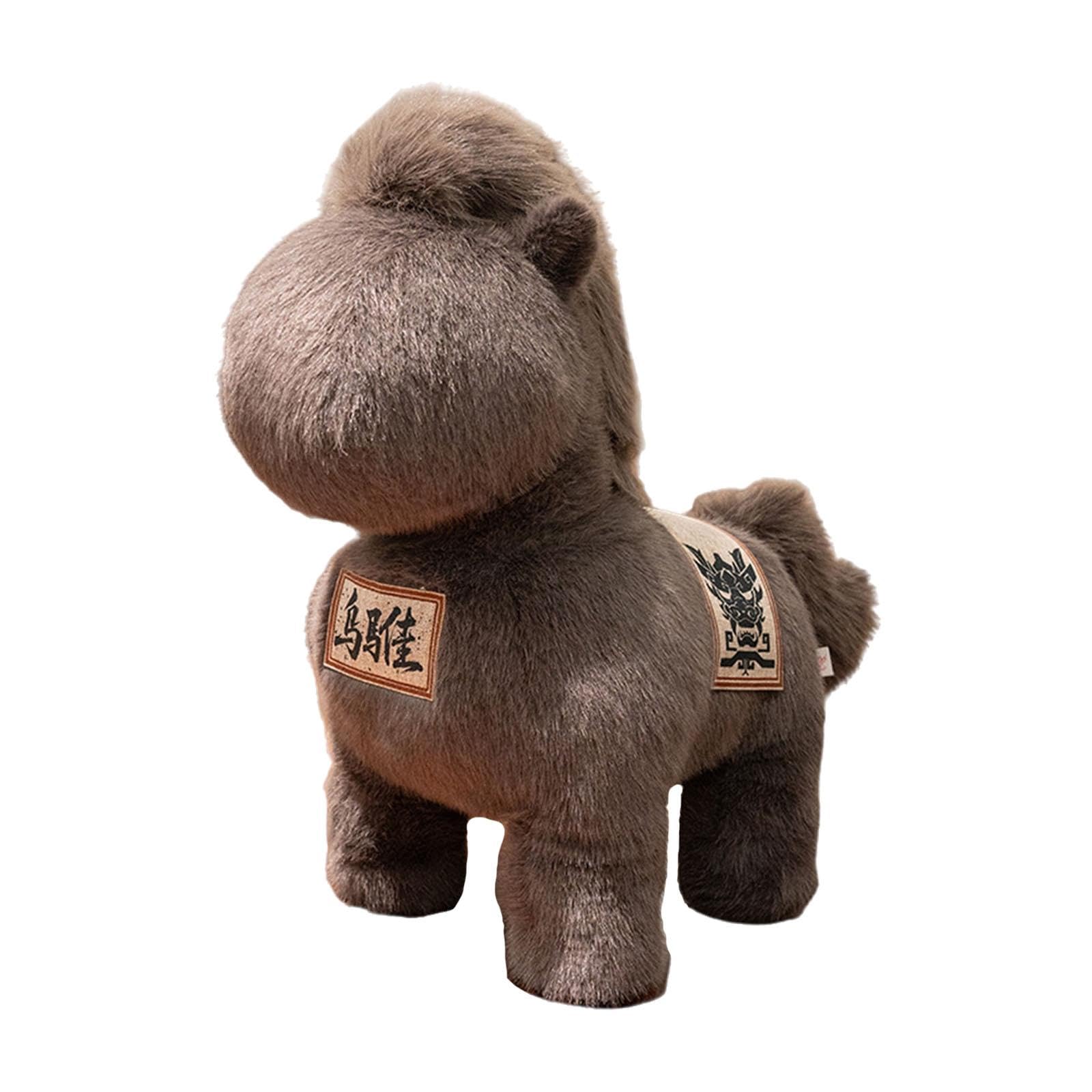 VELURA Plush Horse Toy Standing Home Decor Lovely Doll for Baby Boys Girls Children brown|Baby | Toys for Baby | Plush Baby Toys|1 Plush Horse Toy