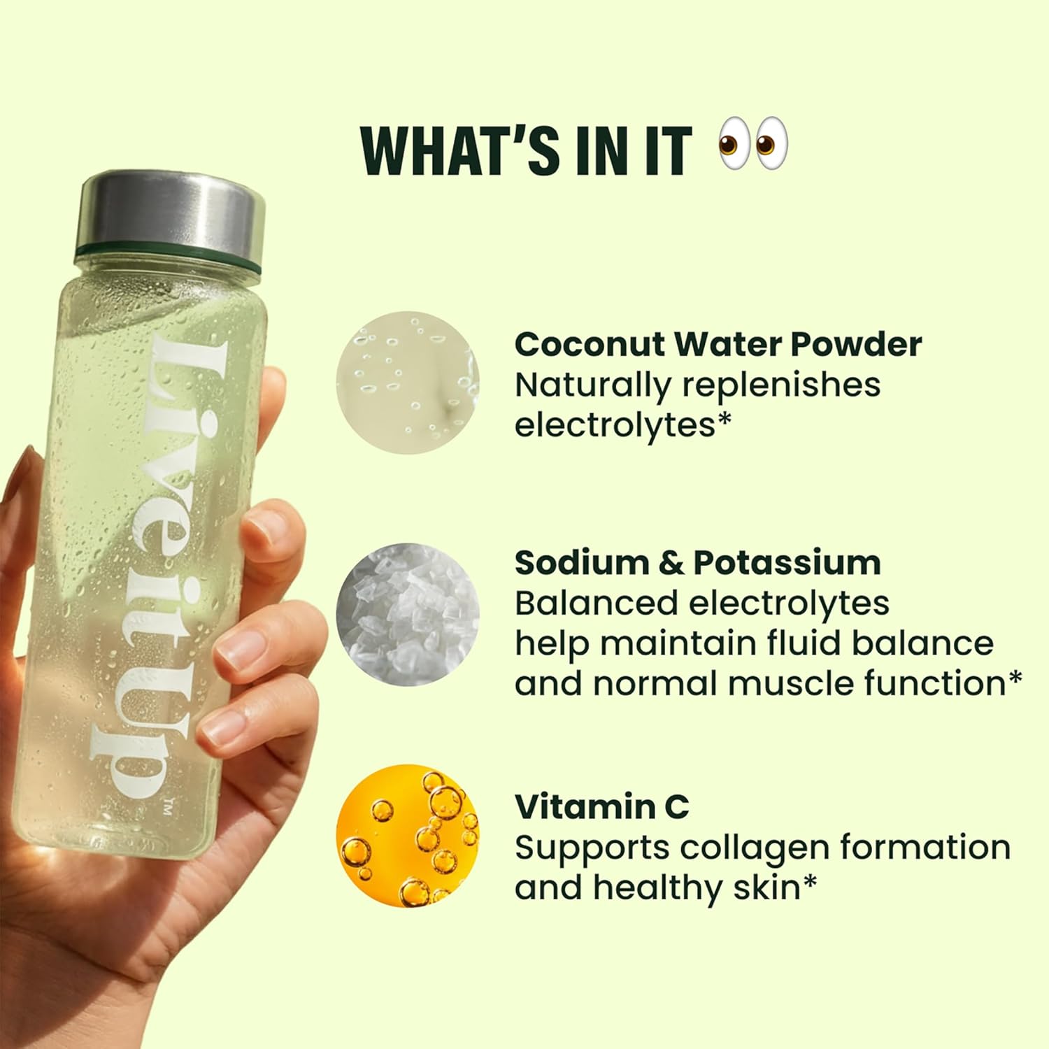 Vital Minerals: Electrolyte Powder for Daily Hydration with Coconut Water Powder, Sodium, Potassium, and Vitamin C | Vegan, No Gluten, No Added Sugar, & Caffeine Free | Pomegranate Mango