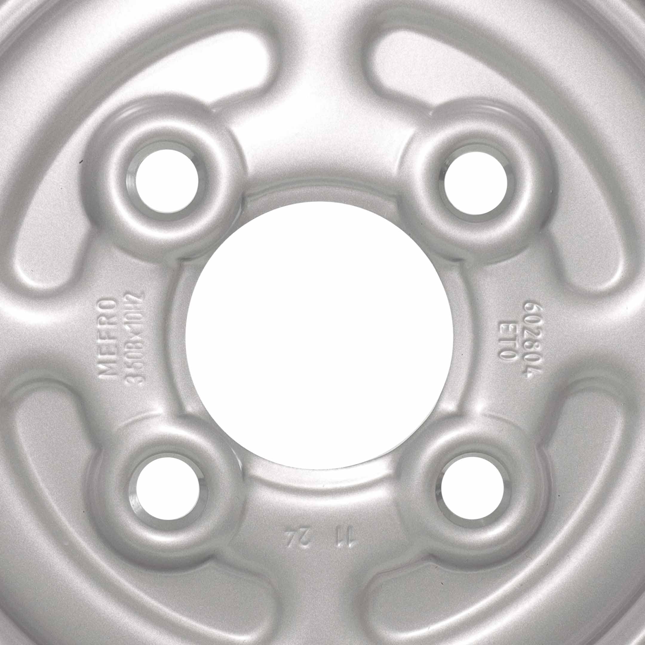 The Drive | 2x Komplettrad 4.50-10 76N TL M+S für kleine Pkw-Anhänger | Felge 3,50x10 ET0 / ML60 – Lochkreis 4x100 | Tragkraft je 400kg – max. 140 km/h | mit Felge