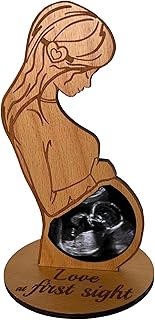 Pregnant Woman Sonogram Picture Frame | Pregnant Mom Gifts Ideas | First Time Mom Gift Ultrasound Frame | Mom to be Gifts for 1st Time Mom