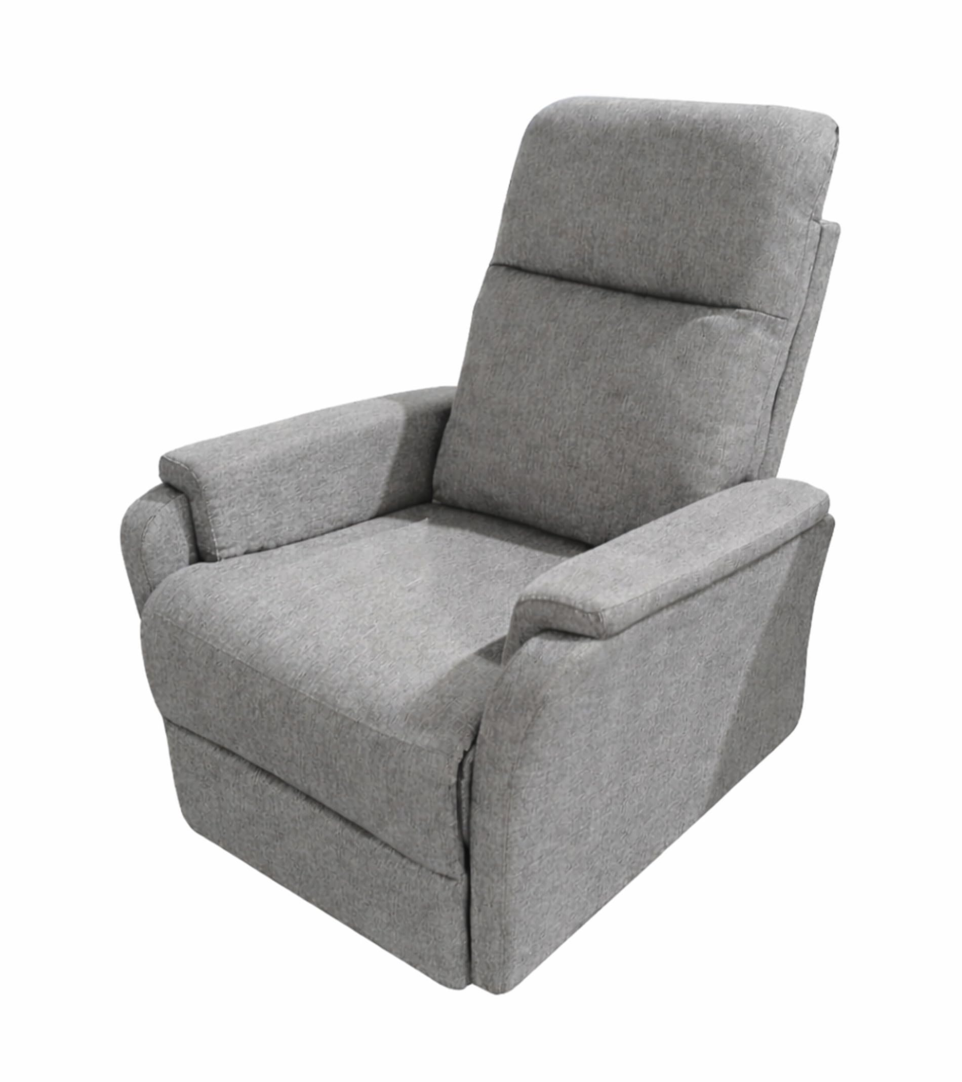 SWEET SOFA® Sillón Relax Roid 102x76x80 cm – Sofá Individual Butaca Reclinable con Palanca y Reposapiés Elevable, Tapizada en Tela Resistente, Ideal para Salón o Zona de Descanso Color Gris