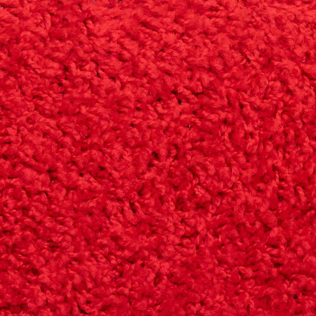 Tomostar Lot de 15 Marchettes d'escalier, Tapis d'escalier Autocollant Tapis pour Marche Protection d'escalier 15 pcs 65 x 21 x 4 cm Rouge Demi-Rond Grand