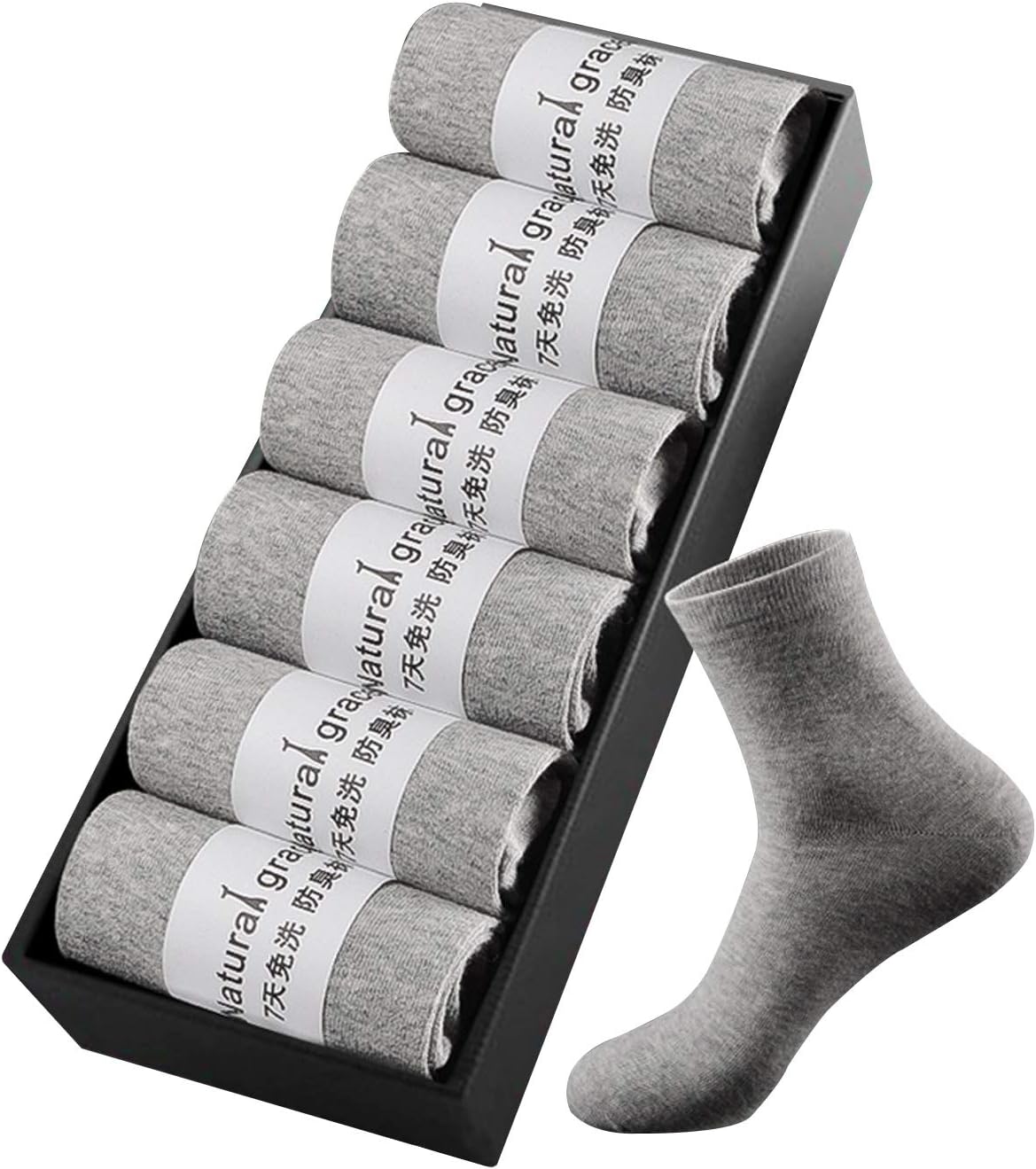 Antimicrobial Crew Dress Socks Anti-fungal Socks for Men and Women