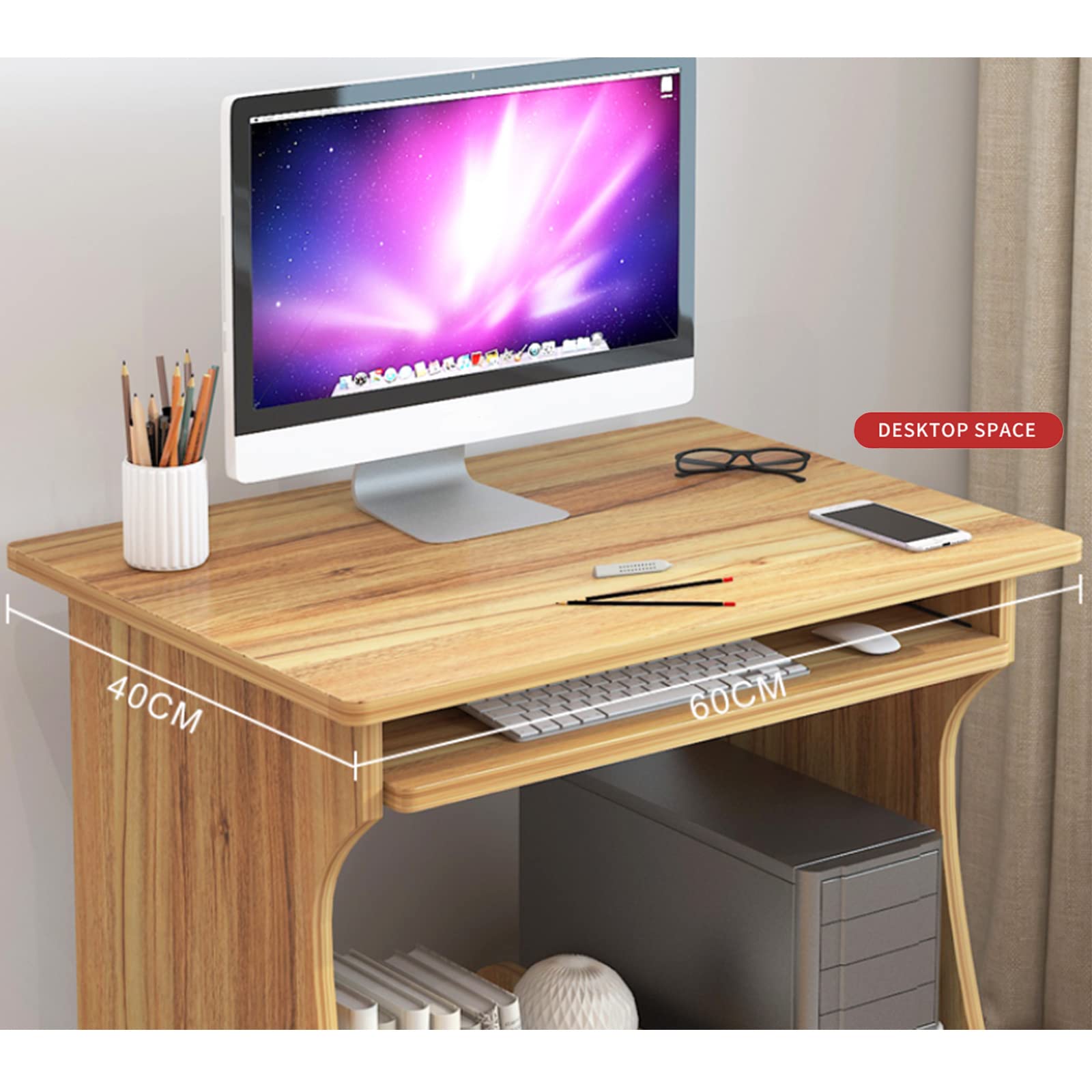 Modern Compact Computer Desk DUMOS Small Computer Office Desk Modern