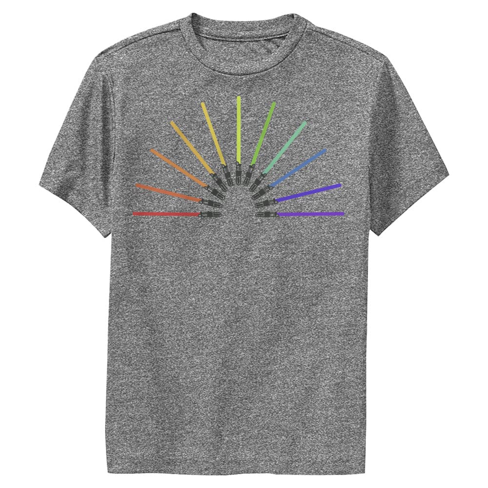 T-shirt Star Wars garçon manches courtes haut gris anthracite taille Medium - 2