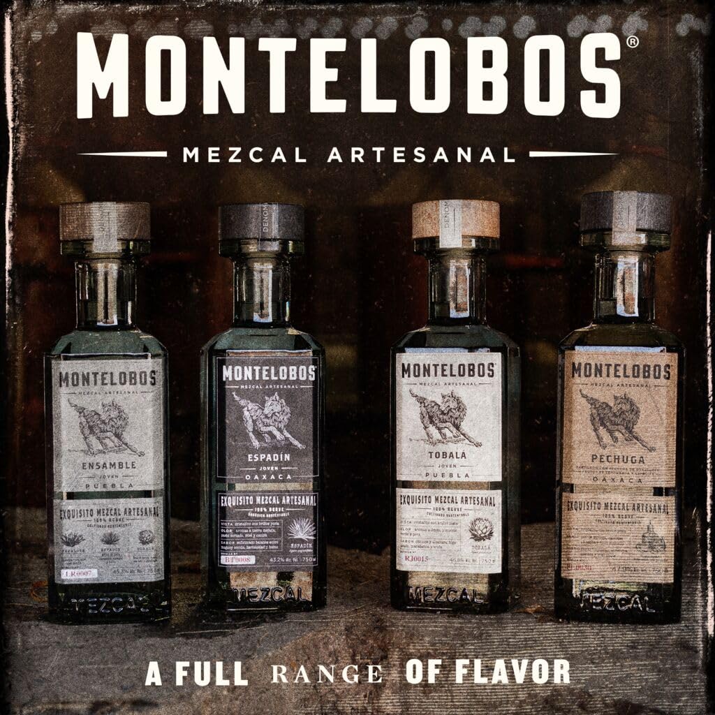 Montelobos Ensamble Mezcal – Mezcal aus 100% Agave – Sanft geröstet über Vulkanstein – Authentisch, charaktervoll & ausgewogen – 1x 0,7L Genuss aus Mexiko