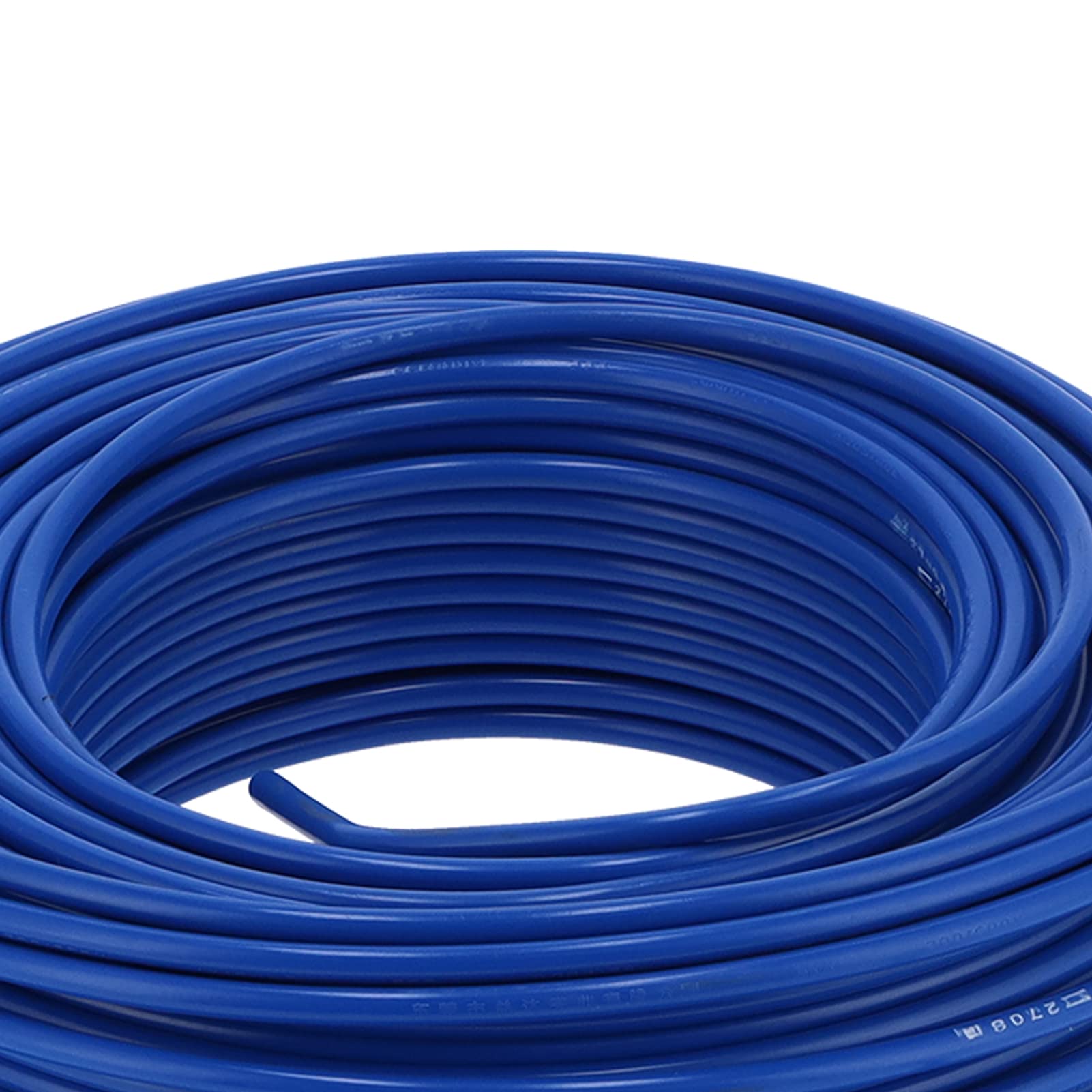 Przewód elektryczny Miedziany 7-żyłowy kabel w izolacji PVC Akcesoria zasilające 100 metrów BVV 1x10 AC300V Niebieski przewód PVC do sprzętu AGD Małe narzędzia elektryczne