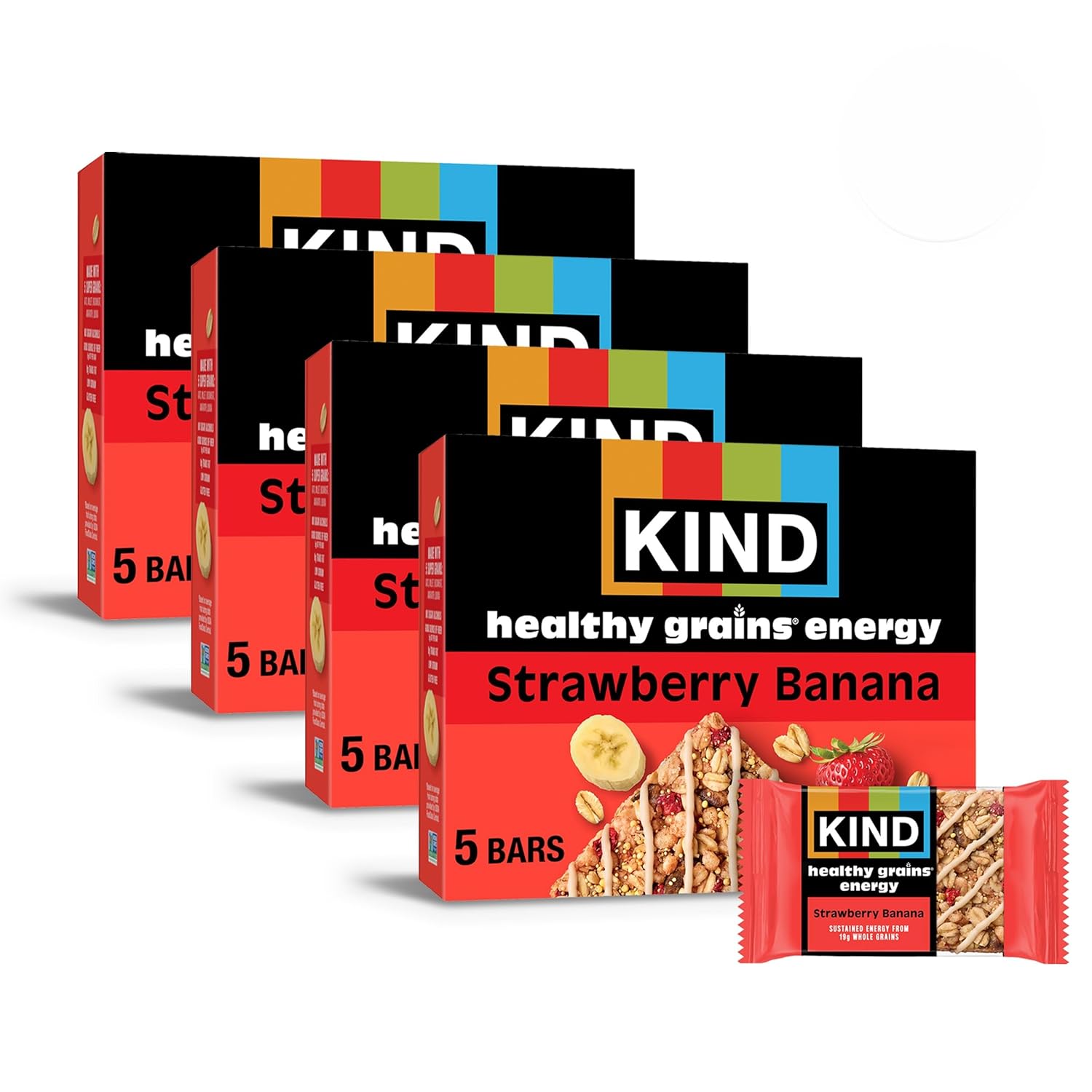 KIND Healthy Grains Energy Bars – Strawberry Banana, 40 count