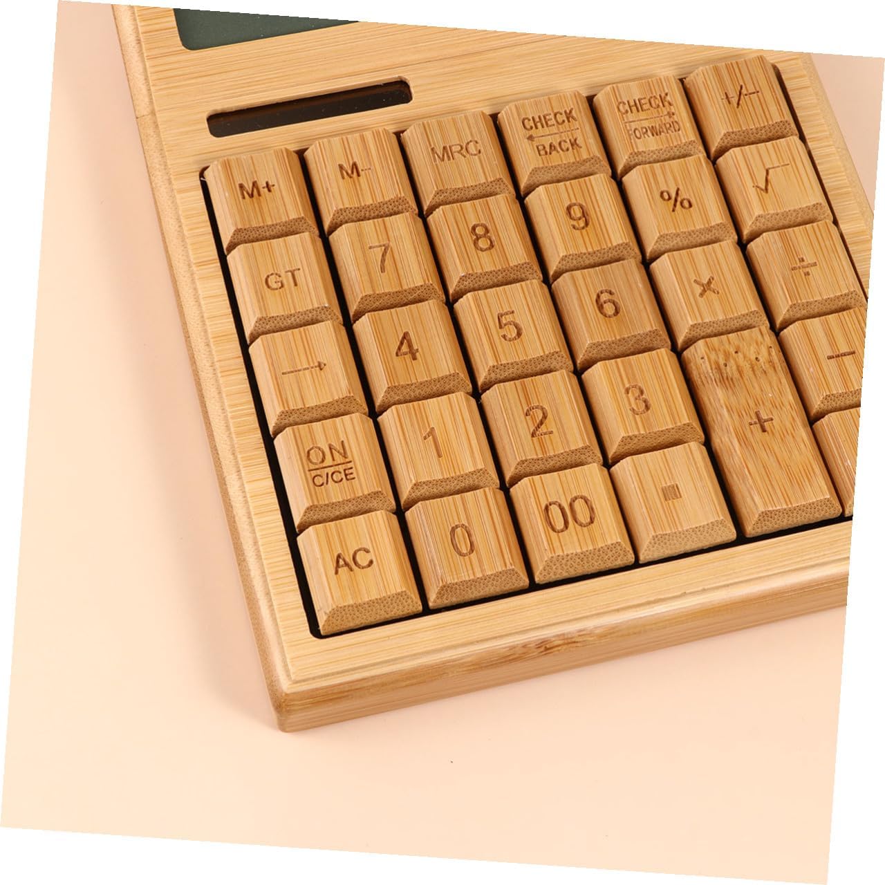 ABOOFAN 29-Key Solar Calculator Portable Electronic Basic Calculator with LCD Display for Office and School Use