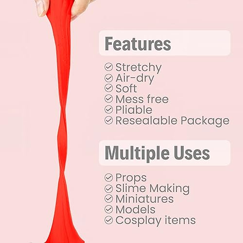 Miniatura 3 de BOHS Arcilla de espuma primaria (rojo, azul, amarillo), 3 piezas de 3.3 libras, esponjosa, suave, seca al aire, para proyectos escolares, cosplay,