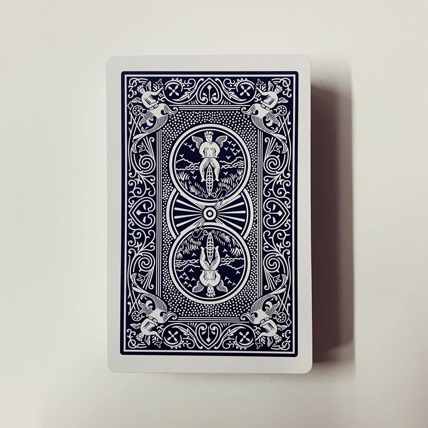 WIZERDY Marked Deck Bicycle Design - Spy Marked Playing Cards for Magic Tricks | Bridge Size | Includes Red-Blue Double Back Card & Instructions | Magic Trick Props for Magicians & Kids (Blue) - Image 5 thumbnail