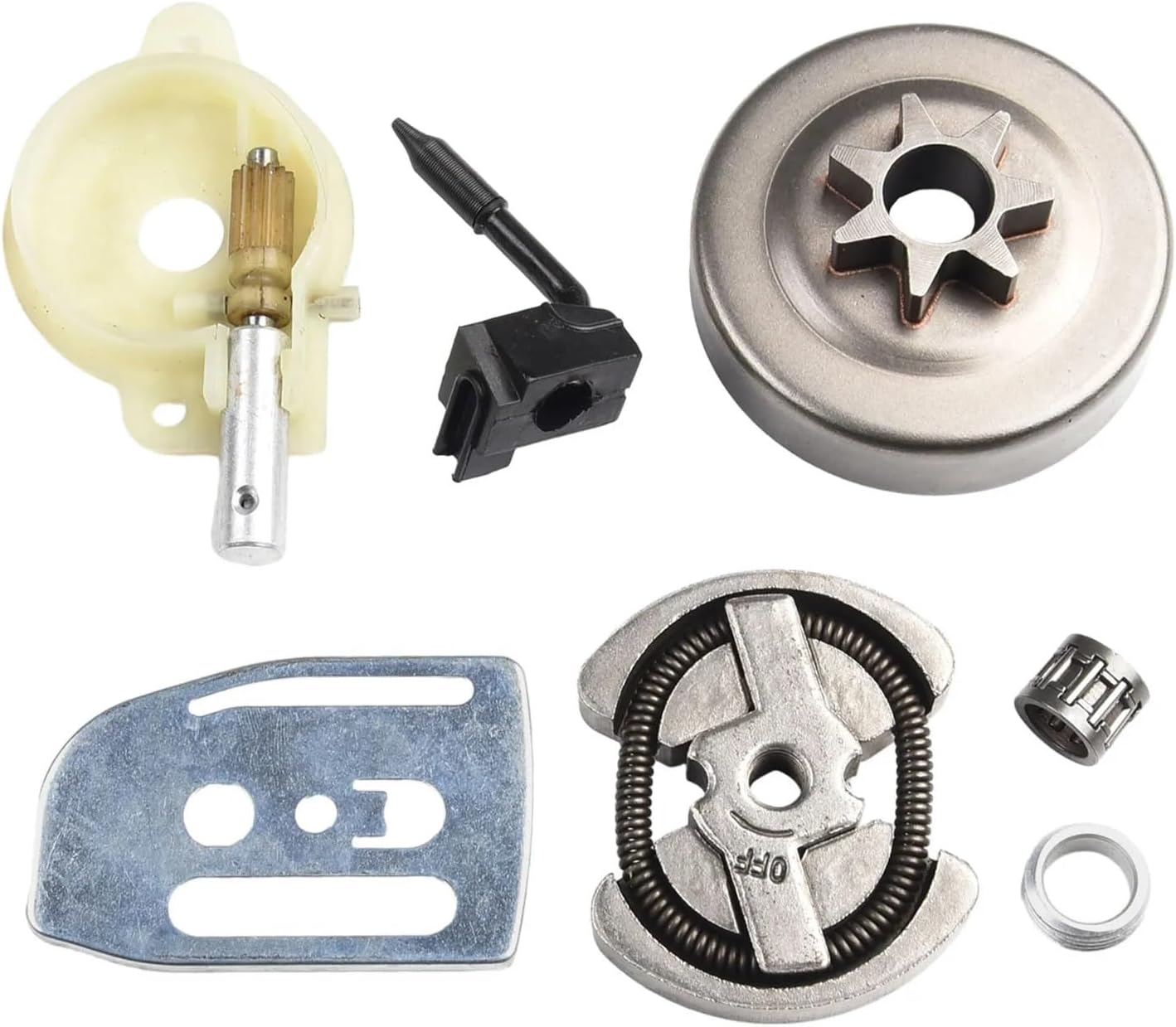 Spare Oil Oiler Gear Clutch Drum Kit For 41 136 137 142 141 Chainsaw Power Equipment Accessories Chain Saw Parts Kit