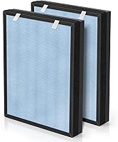 Vista 8 de HSP002 Filtro de repuesto compatible con filtros purificadores de aire HSP002 Smart True 2.0, filtración de etapa 4 en 1 H13 True HEPA limpiador