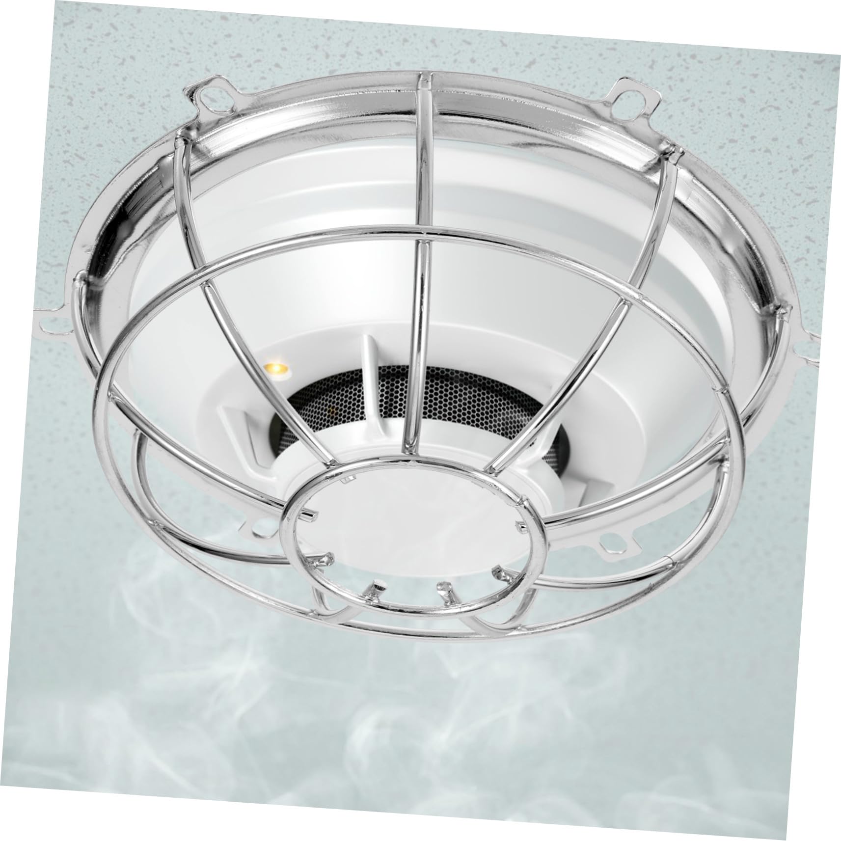 7 Piezas Protector Metálico para Detector de Incendios Jaula Resistente para Sistema de Supresión Compatible con Sensores Humo Domésticos y Comerciales