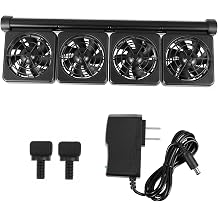 Adjustable Aquarium Cooling Fan Fish Tank Chiller Wind Settings Adjustable Angle Easy Installation Low Noise for Fresh and
