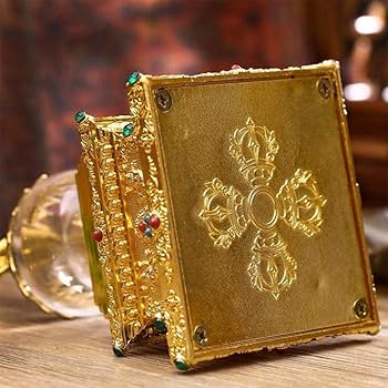 Amazon.co.jp: 風水像ネパール菩提塔純銅工芸金仏舎利塔装飾