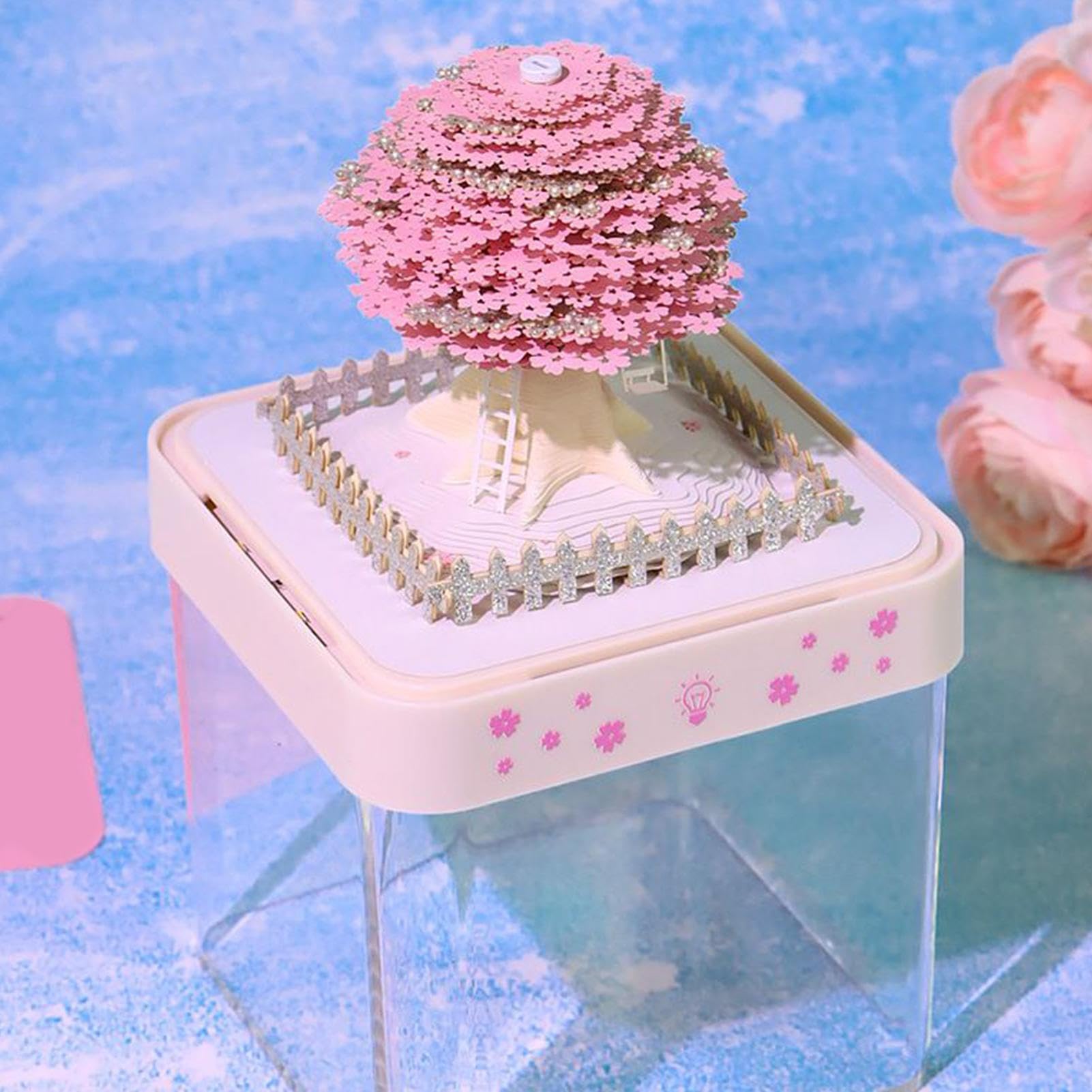 Tree Desk Calendar 2026 - Escultura decorativa de Bloc de notas para el