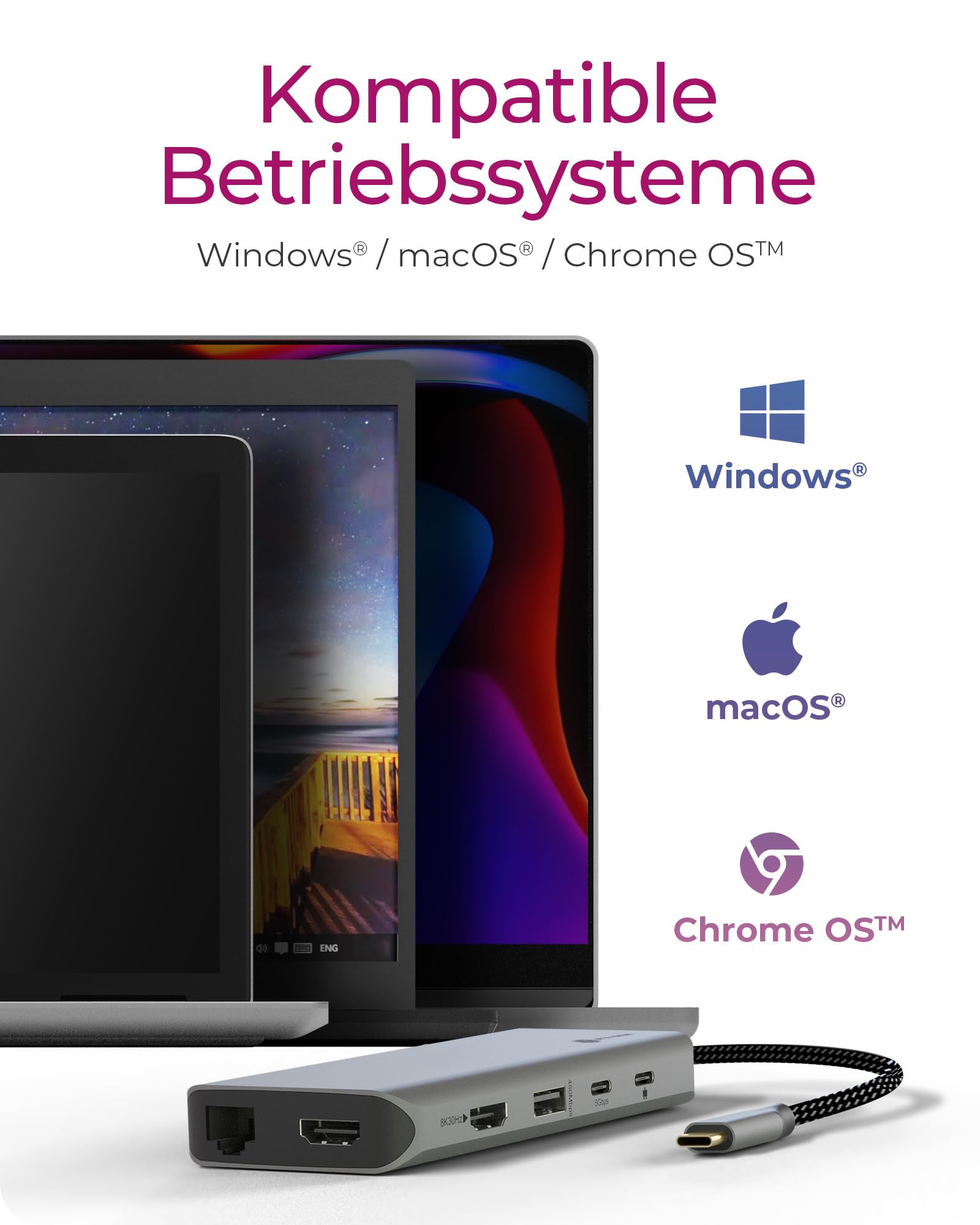 ICY BOX USB Type-C Notebook DockingStation 12 Ports IB-DK4061-CPD