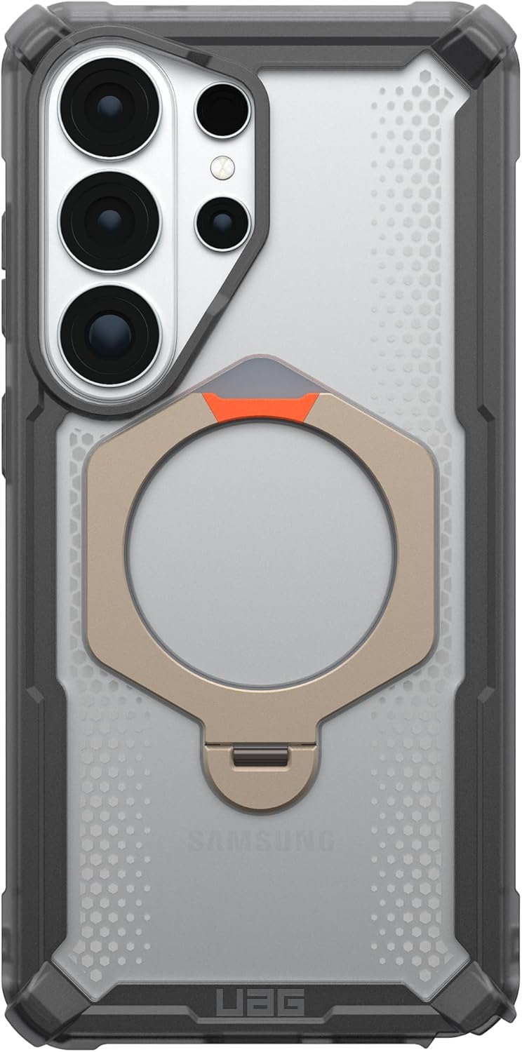 URBAN ARMOR GEAR UAG for Samsung Galaxy S26 Ultra Case 6.9" with 360° Kickstand Plasma XTE - Magnetic Charging Compatible Transparent Rugged Military Drop Tested Protective Cover, Ash