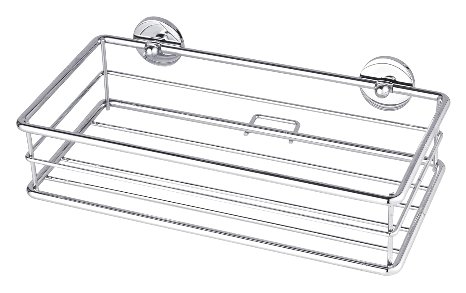 tesa Baath shower caddy chromed steel self-adhesive adhesive mounting technology 73mm x 250mm x 125mm