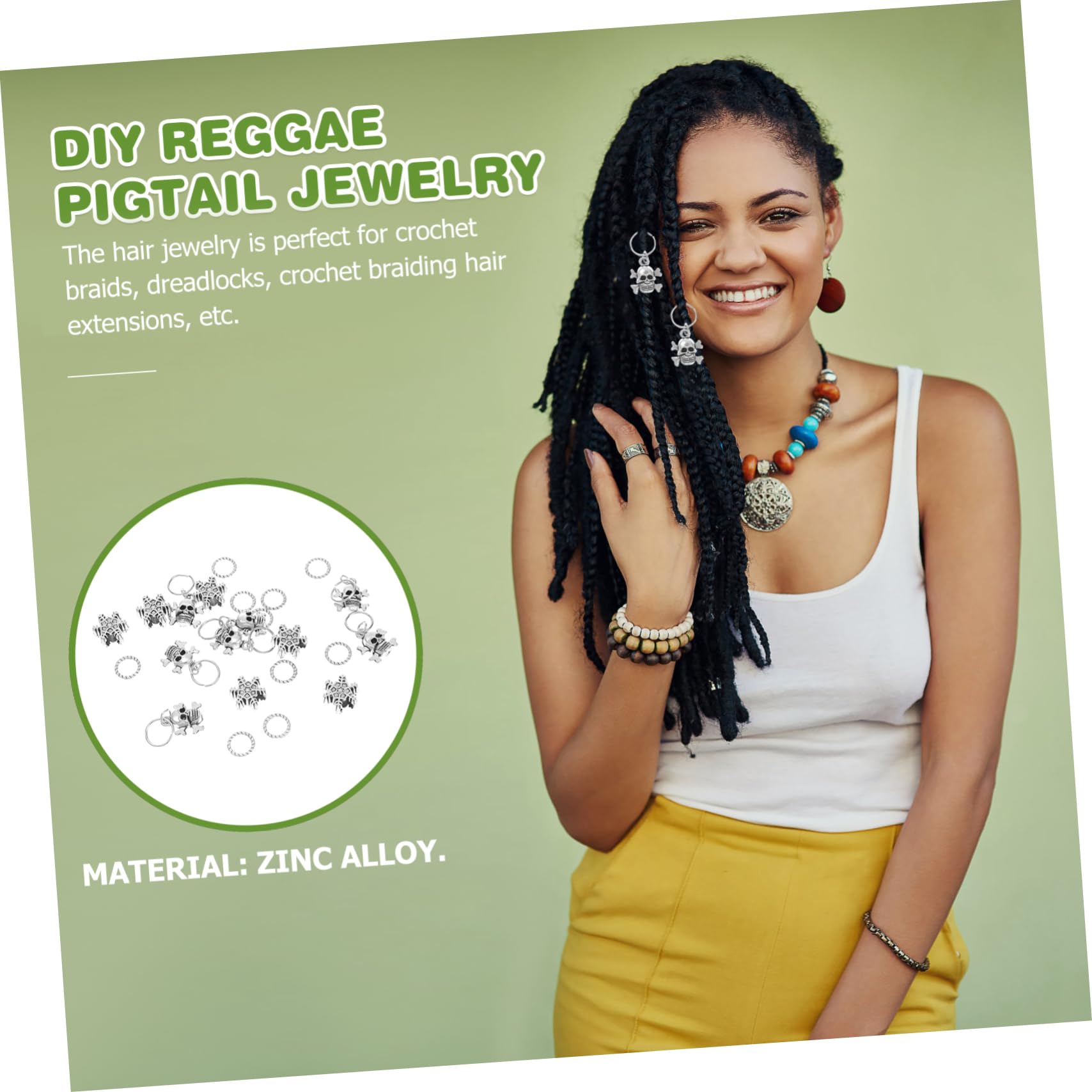 Beavorty 280stücke Dreadlock Haarschmuck Metall Haarringe Für Zöpfe Haaraccessoires Für Hochzeiten Und Partys Langlebige Flexibles Design Für Einzigartige Frisuren