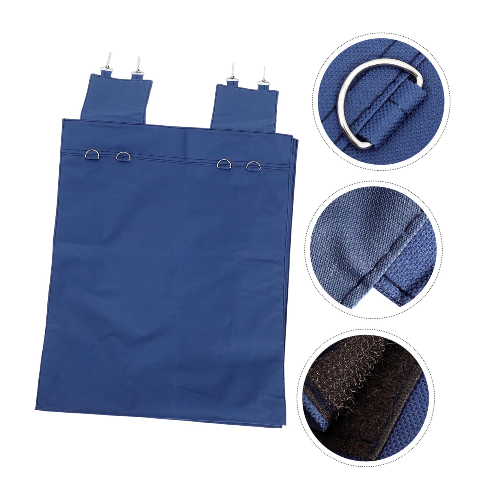 Cabilock Bolsa para Lavado y Recolección de Polvo con Tela Oxford, Azul, 50x23x60 Cm, Resistente para Carros de Limpieza Industrial y Servicio en Hoteles