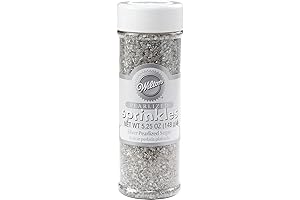 Sparkling Silver Sugar Crystals for Exquisite Baking Delights