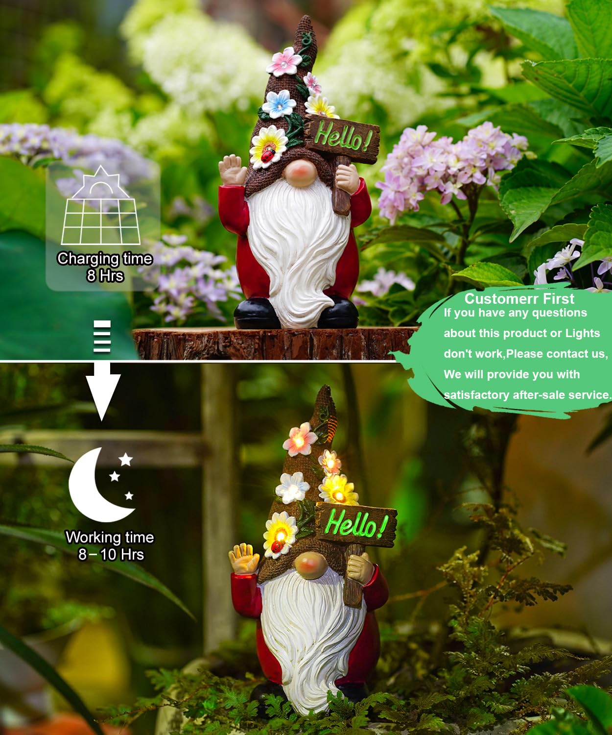 Decorazioni Natalizie Da Giardino Bmf-versand Divertente Per Esterni – Lampada Solare Da Giardino Con Lanterna – Lampada Solare Da Campeggio – Balcone – Decorazione Da Giardino – Lampada Solare Da Esterno A - 12