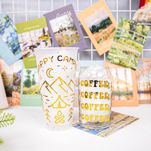 Miniatura 7 de Hoja de vinilo holográfica de cromo para manualidades, 12 x 60 pulgadas (1x5 pies), para cameo y otros cortadores de manualidades para decoración