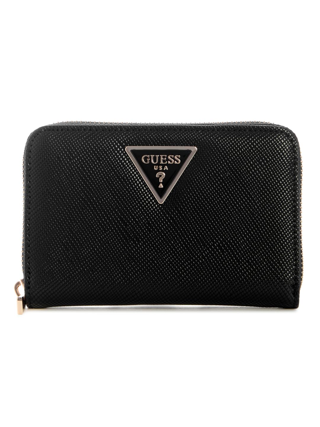 Guess Women's Black Wallets & Cardholders, One Size, Laurel Saffiano Wallet