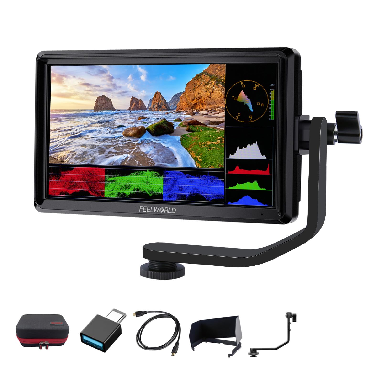 Amazon.co.jp: FEELWORLD S55 V3 6インチ フィールドモニター [ 4K