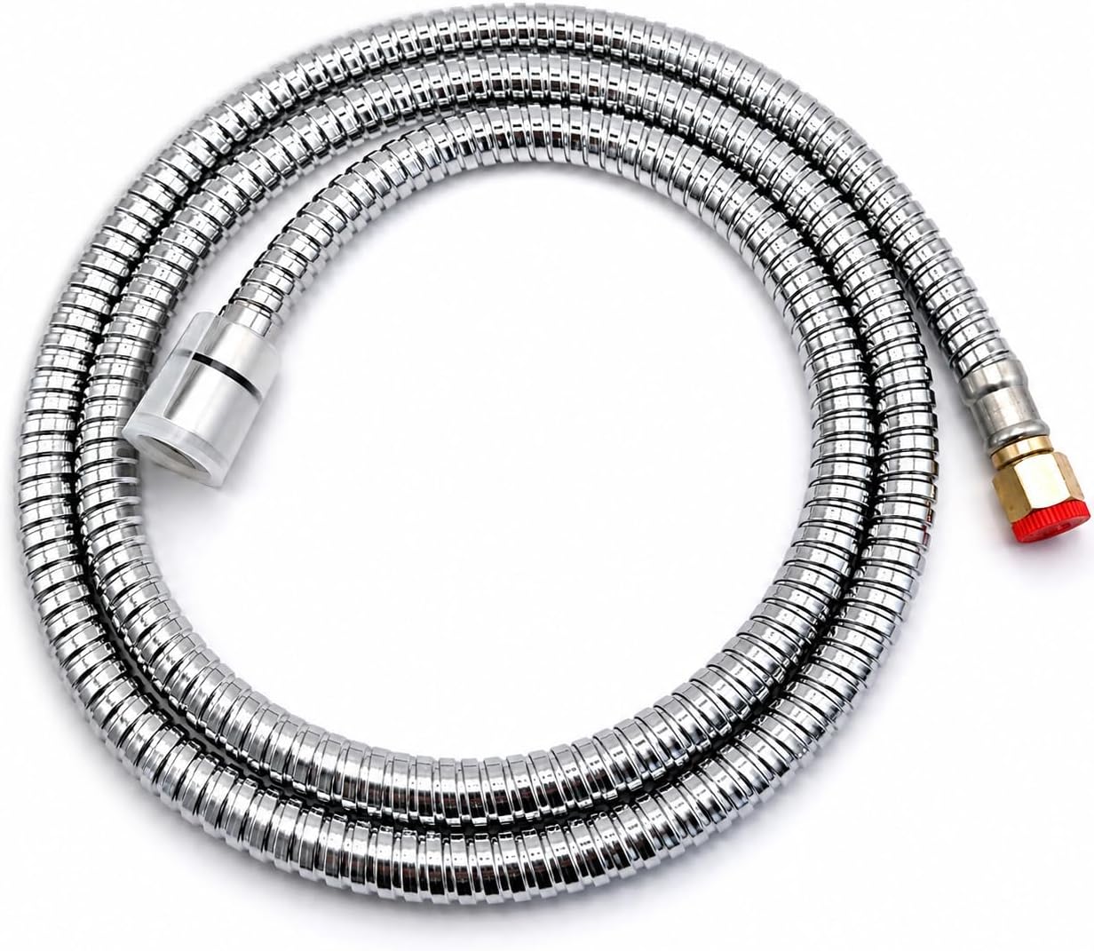 Socila Professional Stainless Steel Shampoo Bowl Hose - 1/2" Thread Sprayer Head to 1/4" Thread Water Pipe for Barber Shop & Salon Sink Replacement Part for Faucet and Sprayer