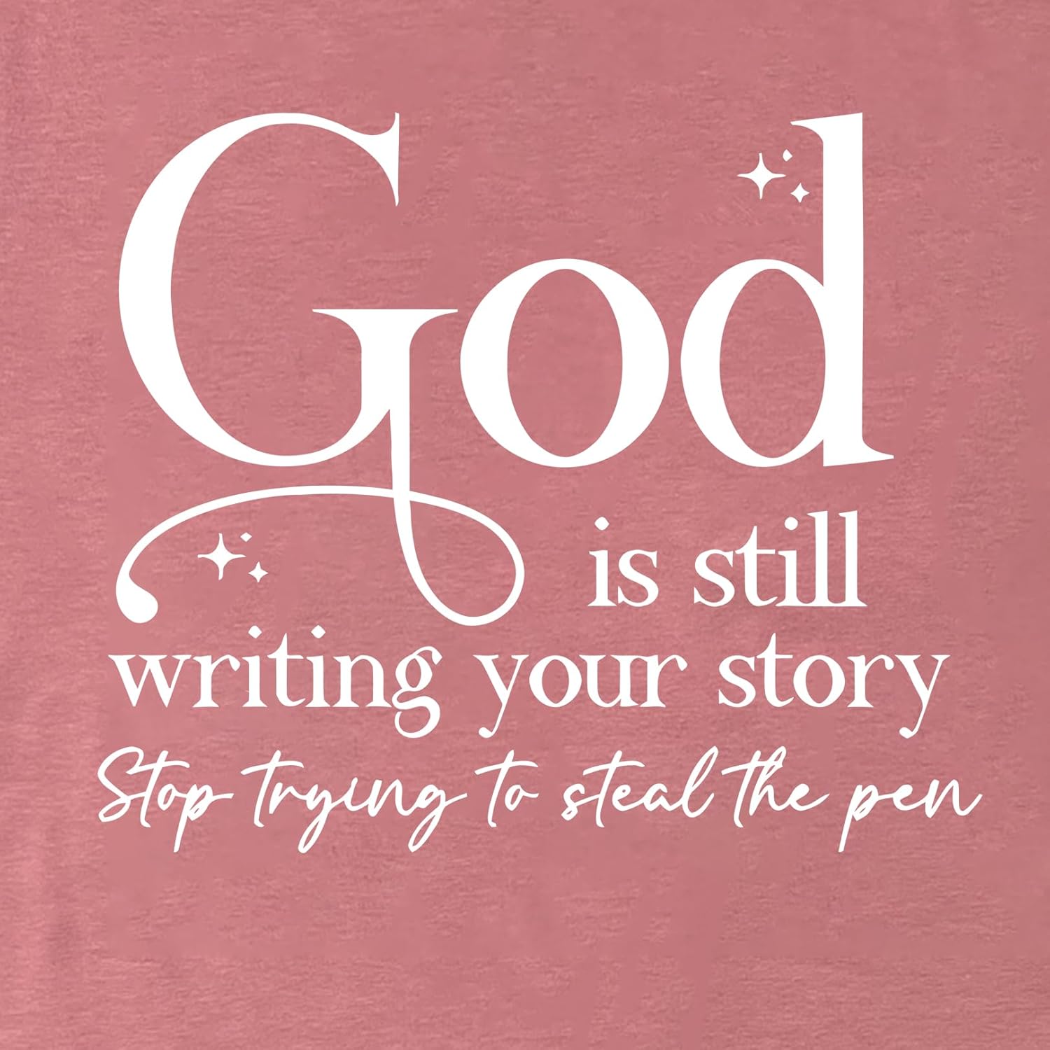 LOOKFACE Womens God is Still T Shirt Comfy Tops Graphic Tees - Image 4