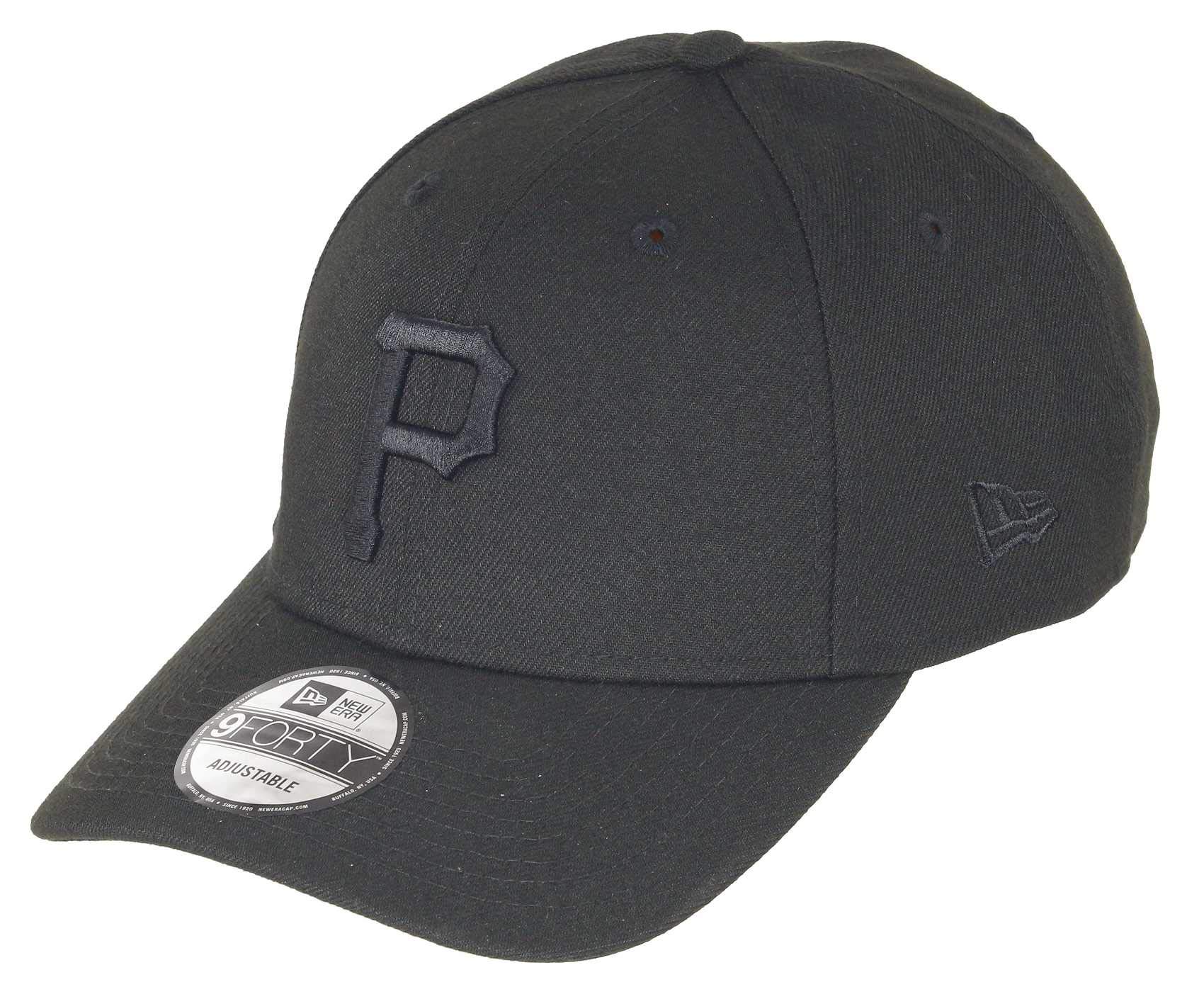 New Era Pittsburgh Pirates 9forty Adjustable Snapback Cap MLB Essential Bob Black - One-Size โ image 1