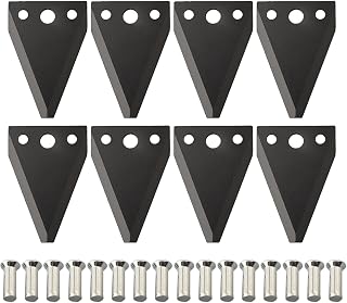 Metal sickle mower bar kit with knives and rivets
