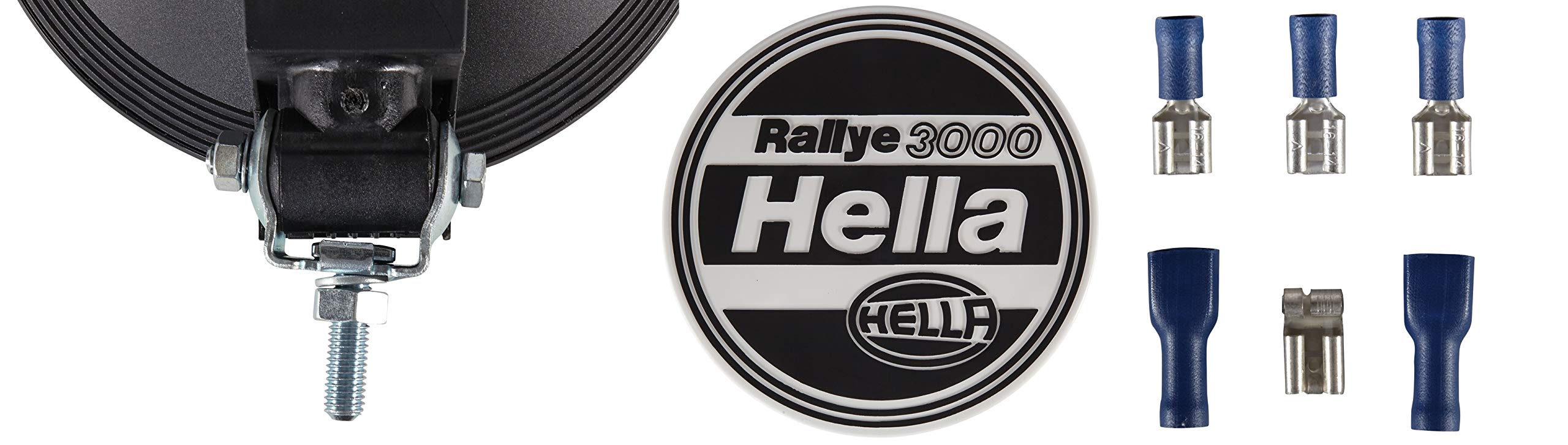 HELLA 1F8 006 800-051 Reflektor dalekosiężny bez żarówki prawo lewo czarny