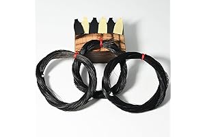 31' Premium Mongolian Horsehair for Violin and Viola Bows
