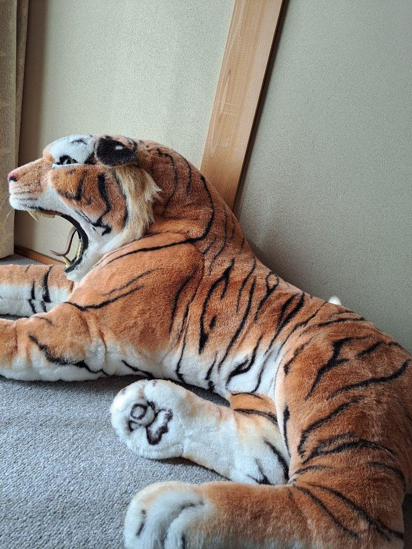 ♥最安値♥値下げ不可♥当時物希少♥超迫力♥超特大の虎ぬいぐるみ♥即購入OK♥ ♥最安値♥値下げ不可♥当時物希少♥超迫力♥超特大