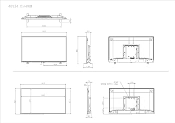 ❷TOSHIBA[2023年製品]40V34 REGZA TOSHIBA 東芝 40V34 40V型 液晶テレビ フルハイビジョン VOD対応