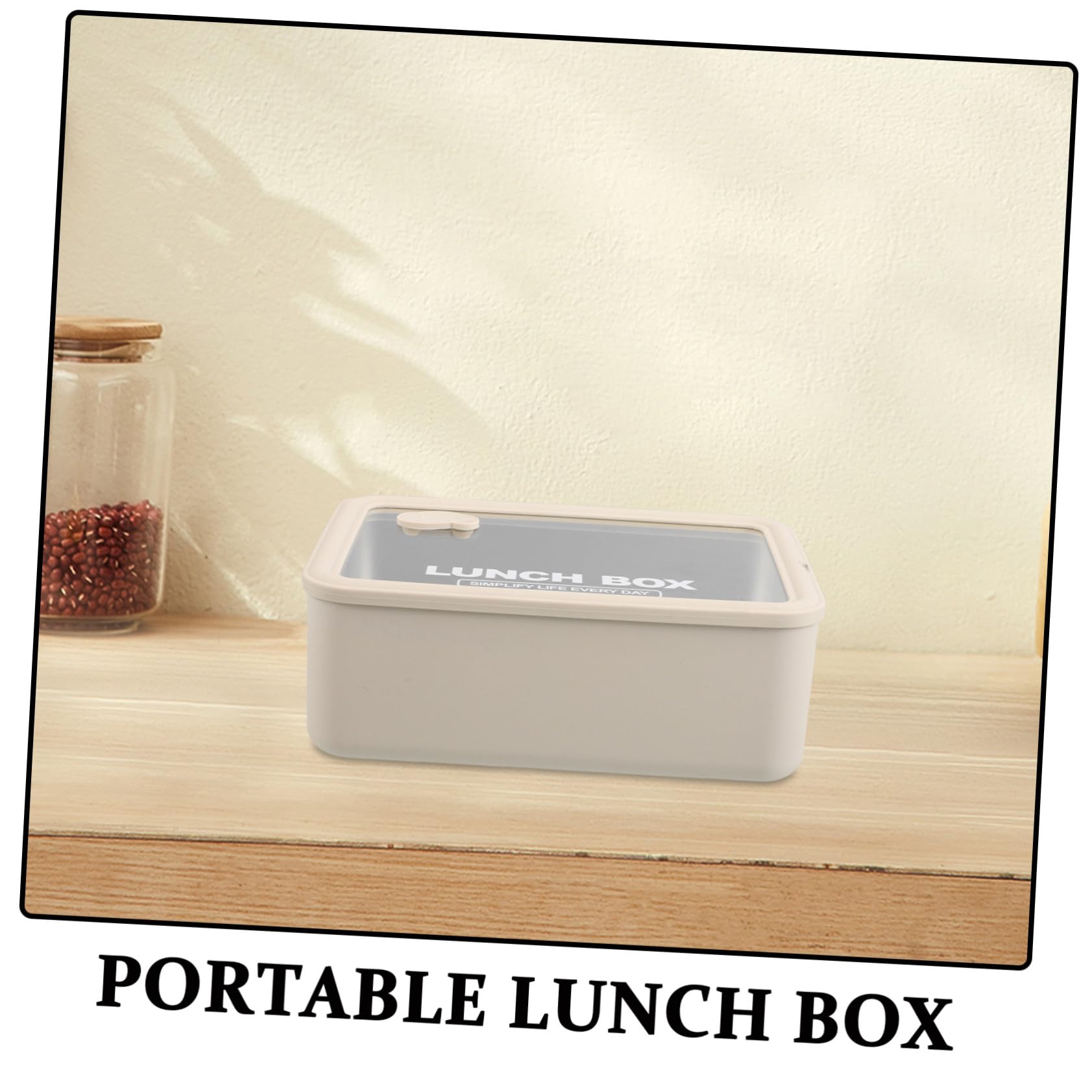 Fiambrera de Comida de Acero Inoxidable 304 con Tapa de Vidrio 1200 Ml Apta para Microondas Portátil para Adultos Oficina y Viaje