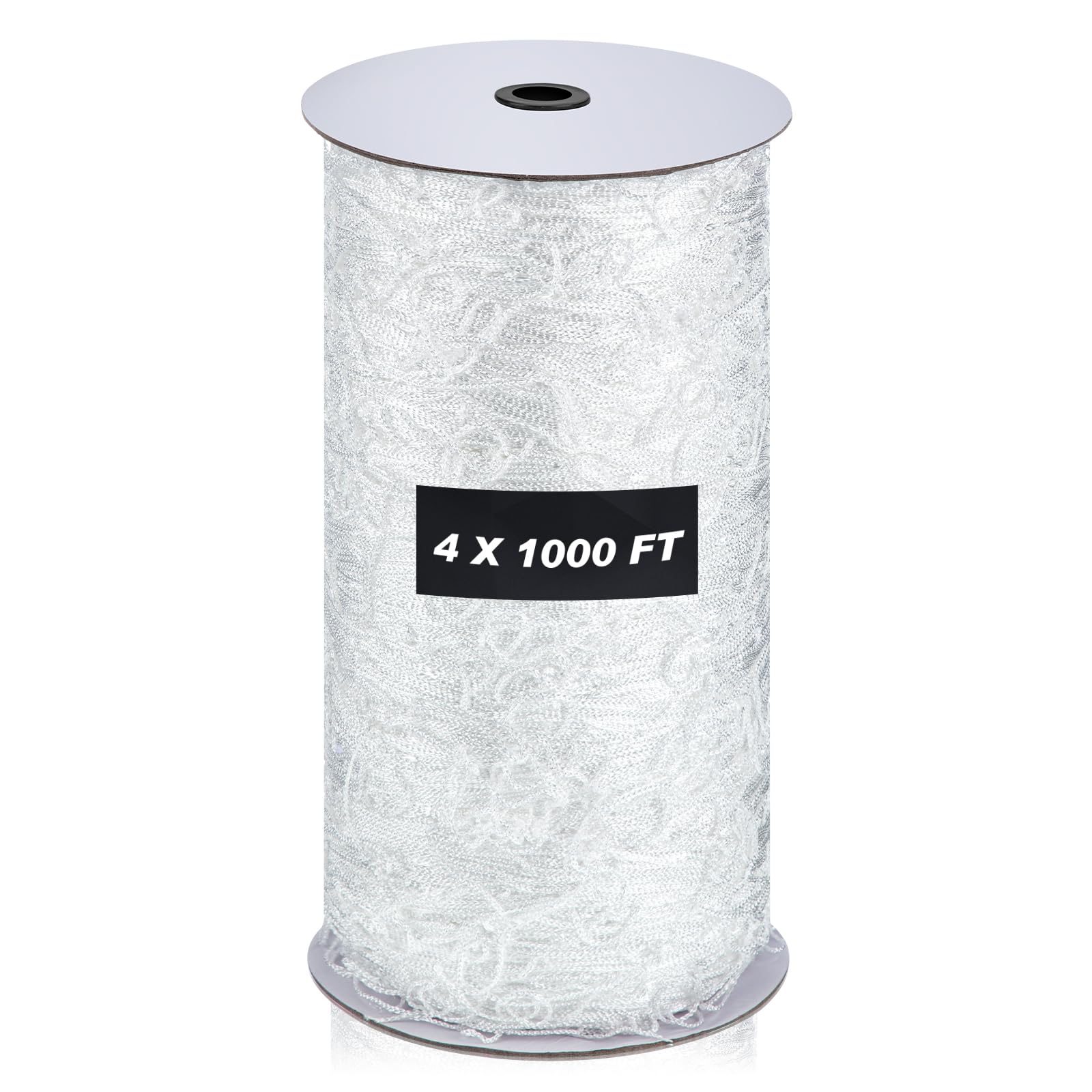 Photo 1 of Berlune 4 x 1000 ft Trellis Netting Roll Heavy Duty Nylon Garden Trellis Netting with 6 Inch Mesh Soft Plant Support Net for Climbing Plants, Grape Racks, Growing Support Bean, Pea, Tomatoes