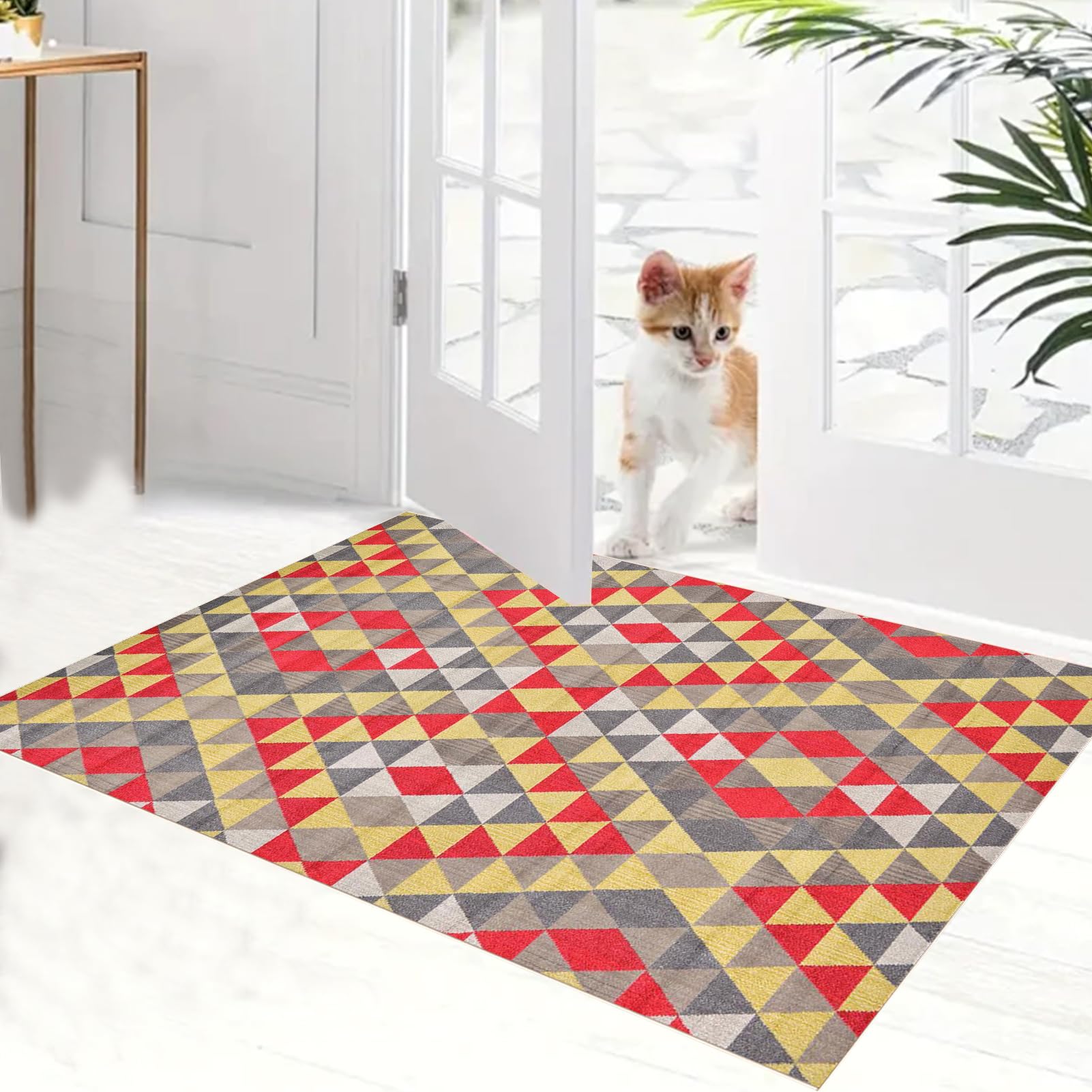 Dywan Chodnik Kuchenny Antypoślizgowy Dywan Korytarz Dywan Runner Chodnik Dywan Wejście Długi Korytarz Dywan Dywan Do Salonu Sypialnia Wejście Wnętrze 60 x 150 cm