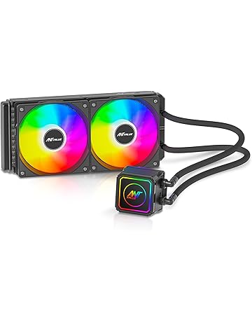 Ant Value AV240 240mm CPU Liquid Cooler/AIO - Black | Static RGB| Support Intel - LGA115X/1200/1700/1851/1366/2011/2066, AMD - FM1/FM2/AM2//AM2+/AM3/AM3+/AM4/AM5