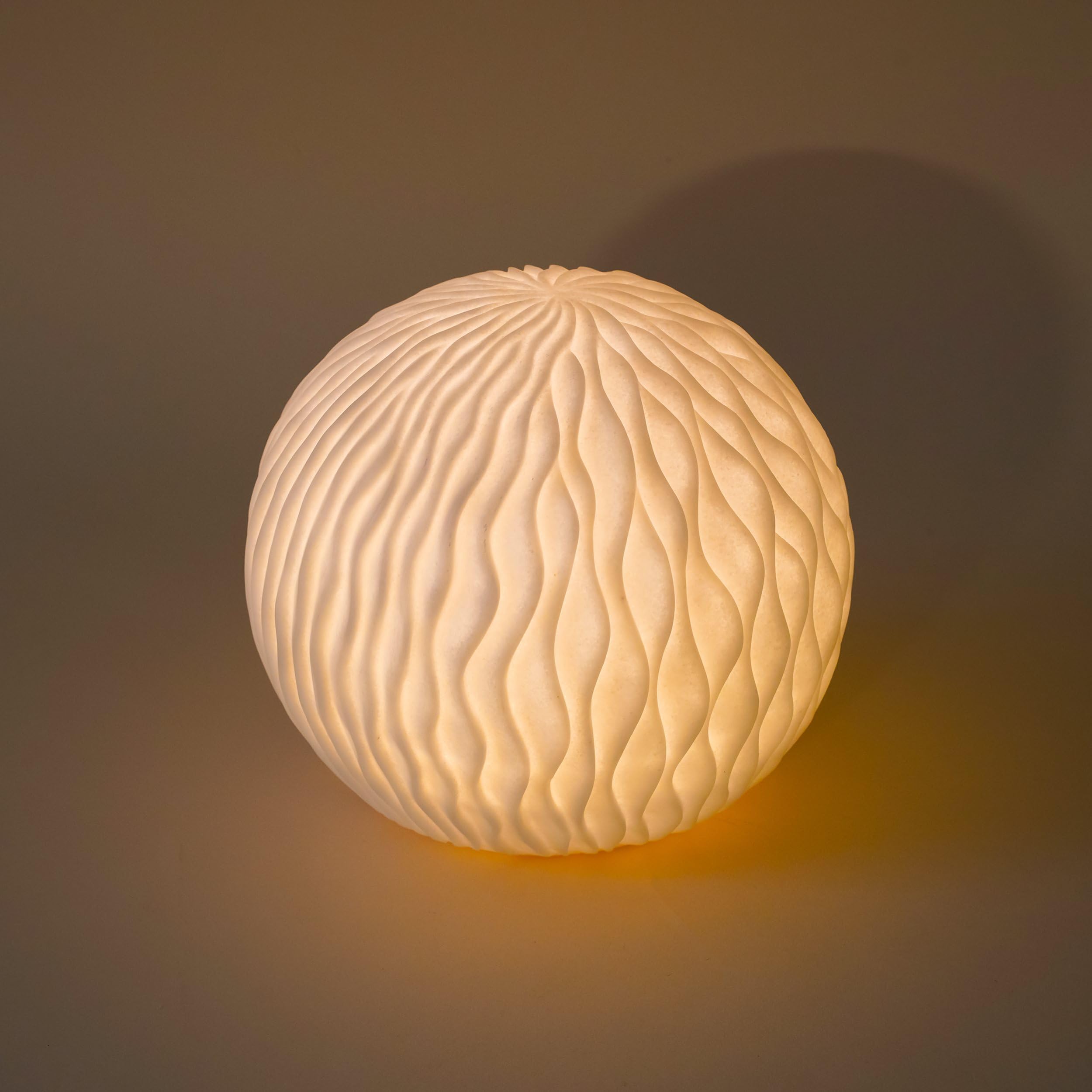 Esotec Solar Dekokugel Gartenkugel Wave Ball Sandsteinoptik 25cm 102677