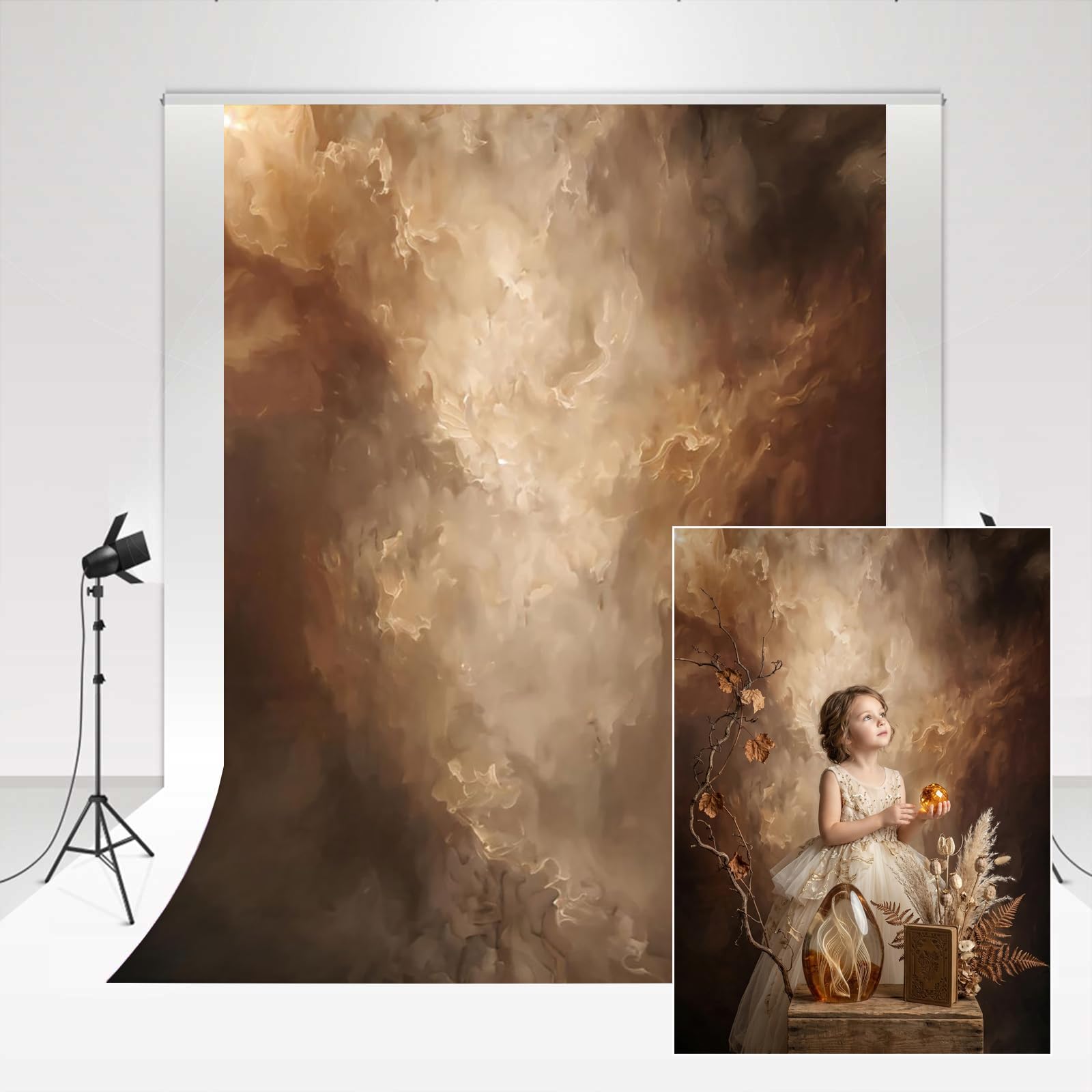 Décors photographie nouveau-né pour éliminer les reflets en studio - 8