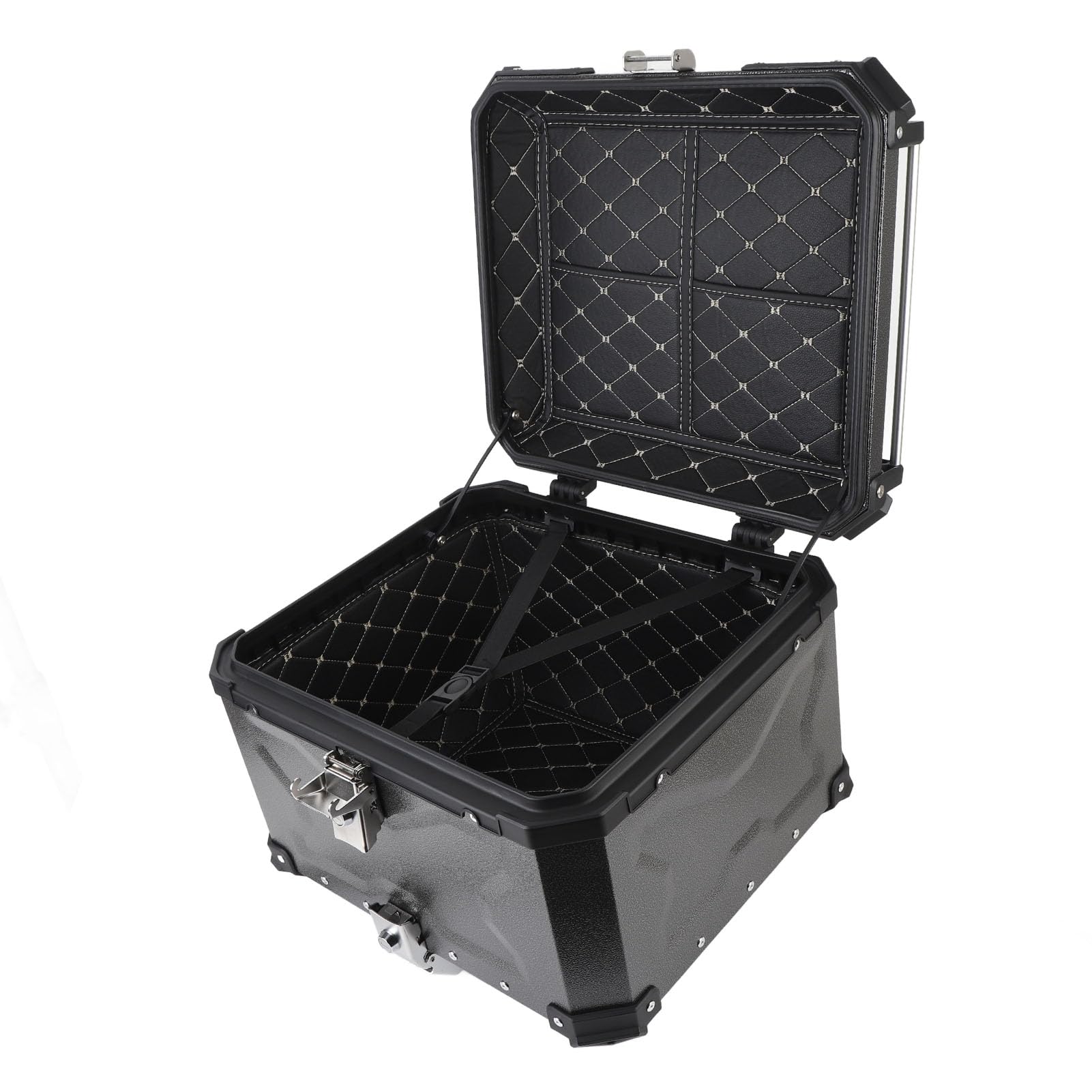 Shockproof 55L Motorcycle Trunk with Security Lock, Universal